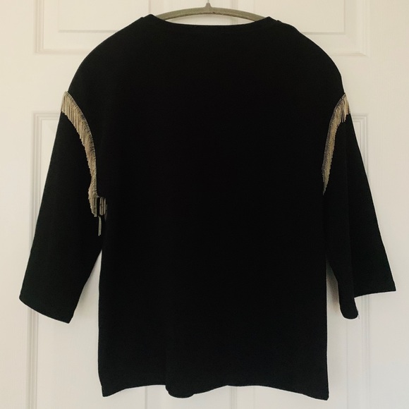 Stradivarius ASOS blouse with metallic tassels - Picture 2 of 3